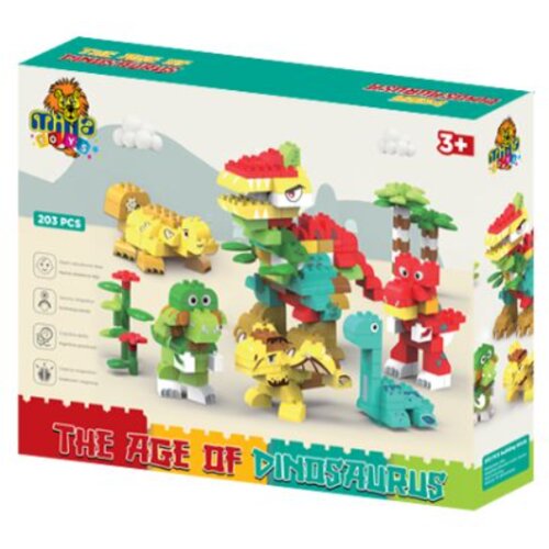  Kocke age of dinosaurs 203pcs Cene