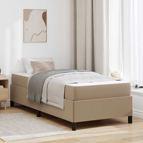 vidaXL Okvir kreveta s madracem Boja cappuccina 90 x 200 cm Cene