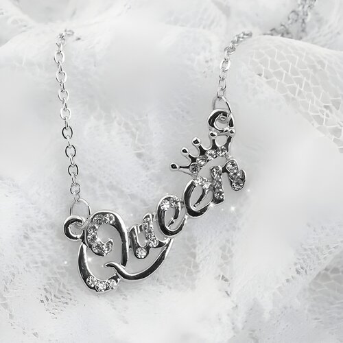  Ogrlica Queen - Srebrna Slike