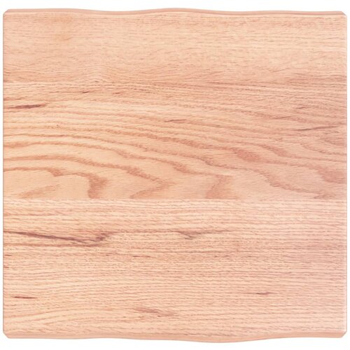 vidaXL Mizna plošča sv. rjava 40x40x4 cm obdelana trdna hrastovina Cene