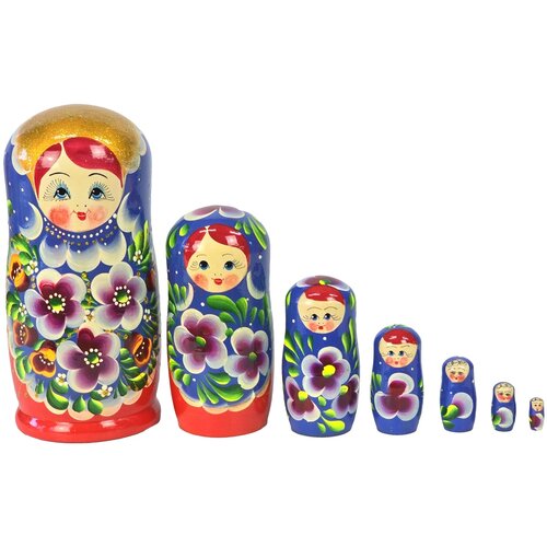 Originalna ruska matrjo&amp;scaron;ka 22 cm, set od 7 kom Slike