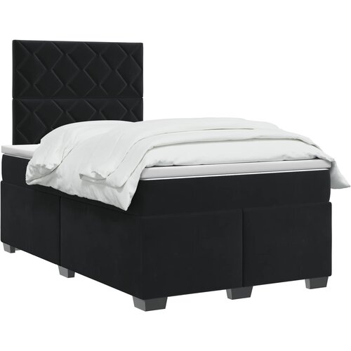  Boxspring krevet s madracem Crna 120 x 190 cm Bar&amp;scaron;un Slike