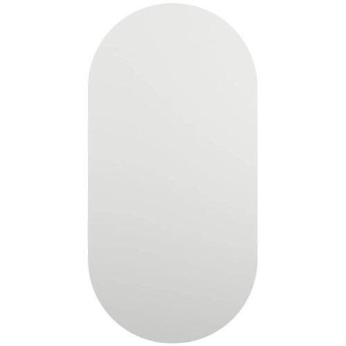  Ogledalo s LED svjetlima 80 x 40 cm stakleno ovalno Slike