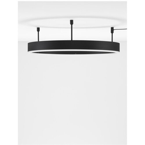 Nova Luce Mat črna aluminijasta LED zatemnitvena stropna svetilka Motif &amp;ndash; Slike