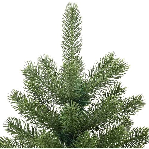 VidaXL Umjetno božićno drvce s stalakom Zelena 150 cm PE i PVC Slike