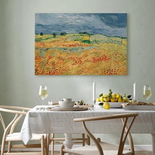  Slika - Vincent van Gogh &amp;ndash; Fields with Poppies 30x20 Premium Print Slike
