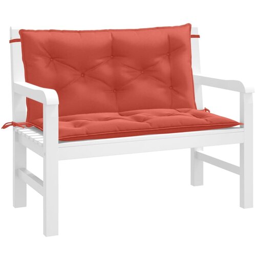 vidaXL Jastuci za vrtnu klupu 2 kom Crvena vina 100x50x7 cm tkanina Cijene