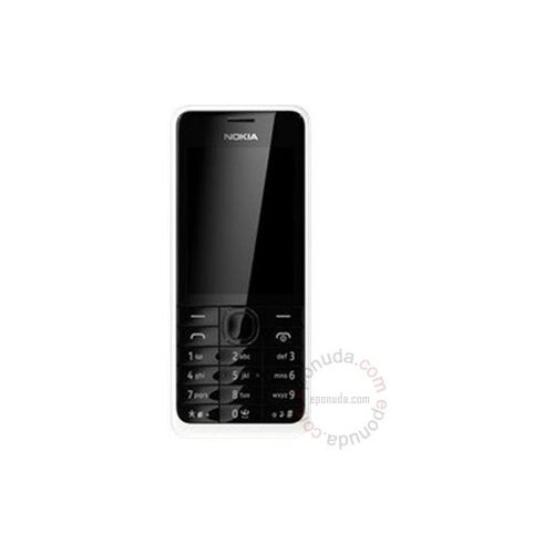 Nokia 301 Dual SIM White mobilni telefon Slike
