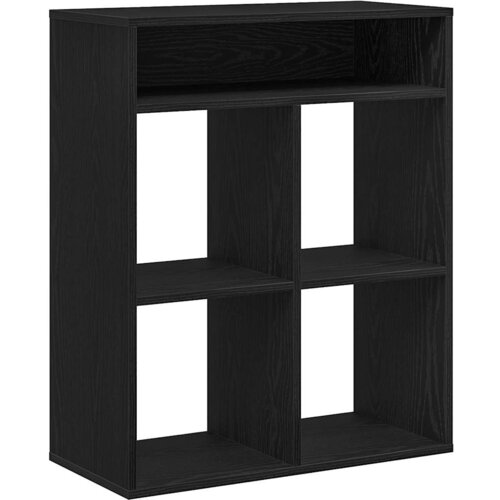 Maison Chic Knjižna omara - Knjižni regal črna 66x31x80 cm inženirski les, (21725475) Cene