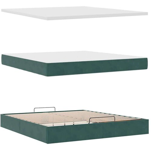  Otomanski krevet s madracem&amp;amp;amp LED 180x200 cm bar&amp;scaron;unasti Slike