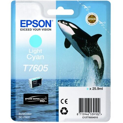 Epson ink cartridge light cyan T 7605 Slike