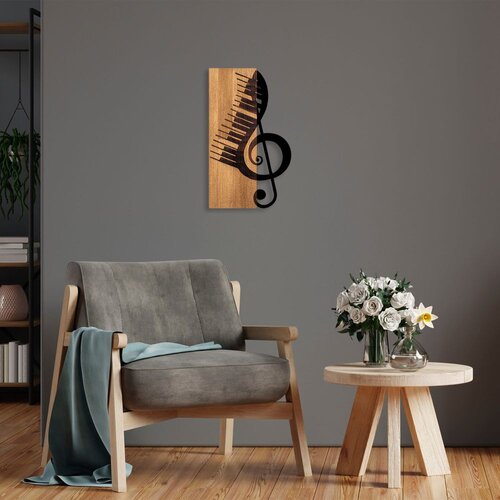 Wallity Zidna dekoracija Musical 1, 30x50 cm, Smeđa Slike
