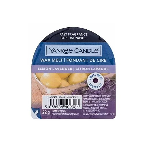 Yankee Candle lemon Lavender vosak za aroma lampu 22 g unisex