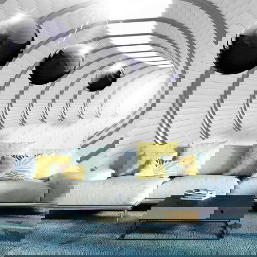  Samoljepljiva foto tapeta - Futuristic Tunnel II 490x280 Slike