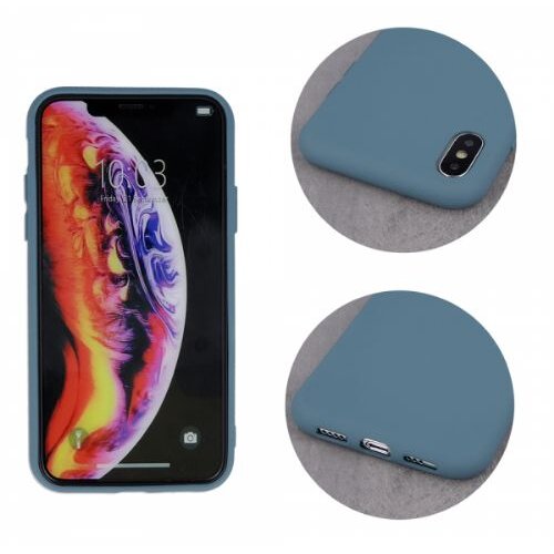 Nillkin silikonski ovitek za huawei P40 - mat sivo moder Slike