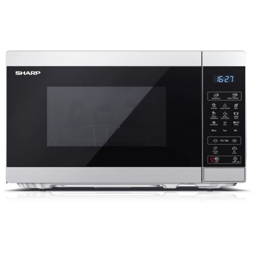 Sharp Mikrovalovna pečica z žarom MG02E-S (20 L, 800-1000W, prostostoječa, srebrna) Cene