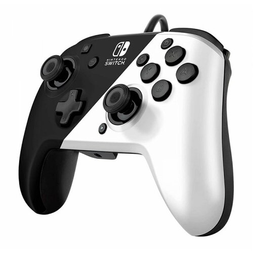 Pdp nintendo Switch Faceoff Deluxe Controller + Audio - Black & White 046359 Slike