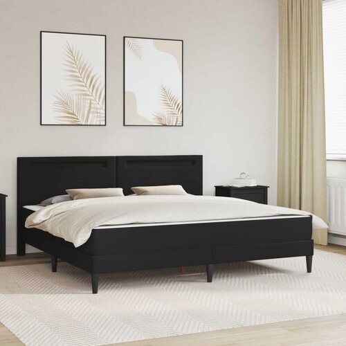  Okvir za krevet Crna 180 x 200 cm Umjetna koža - 193 x 203 cm Cene