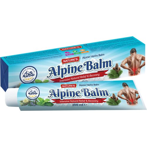 Natures ALPINE BALM Alpska krema protiv bolova 200 ml Slike