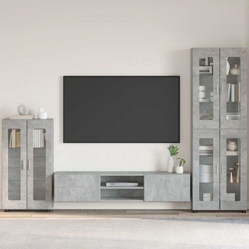 Kreveta s policom FLORIN Betonski sivi 55,5 x 29 x 100 cm Cijene