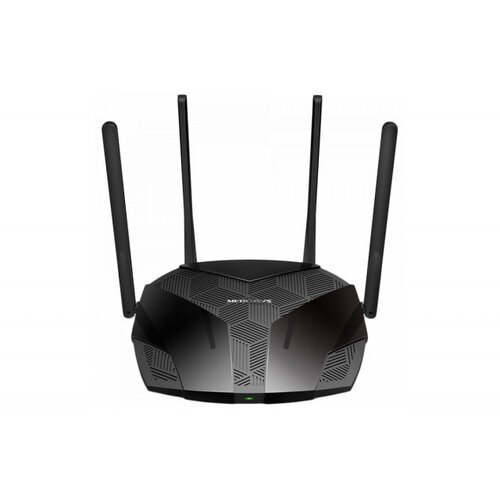 Mercusys MR80X AX3000 Dual-Band Wi-Fi 6 Router, 574 Mbps at 2.4 GHz + 2402 Mbps at 5 GHz, 4× Fixed External Antennas, 3× G LAN Ports, 1× G WAN Port, 1024-QAM, OFDMA, HE160, Router/AP mode, Beamforming, MU-MIMO, VPN server, TWT, Smart Connect, WPA3 Cene