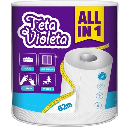 Violeta papirnate brisače, Maxi all in 1, 1 kos Cene