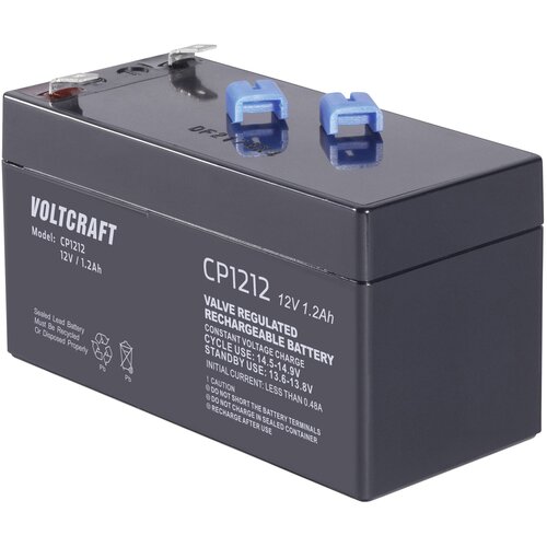 Voltcraft CE12V/1\,2Ah VC-12713955 svinčeni akumulator 12 V 1.2 Ah svinčevo-koprenast (Š x V x G) 97 x 58 x 43 mm ploščati vtič 4\,8 mm brez vzdrževanja, (20829008) Cene