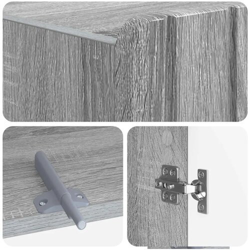  Kabinetska WC ZWOLLE Siva Sonoma 66 x 25 5 x 190 cm - Siva Sonoma Slike