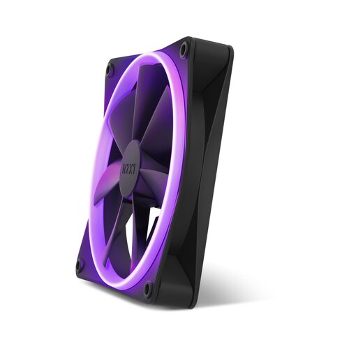 NZXT F140 RGB 140mm ventilator crni (RF-R14SF-B1) Slike