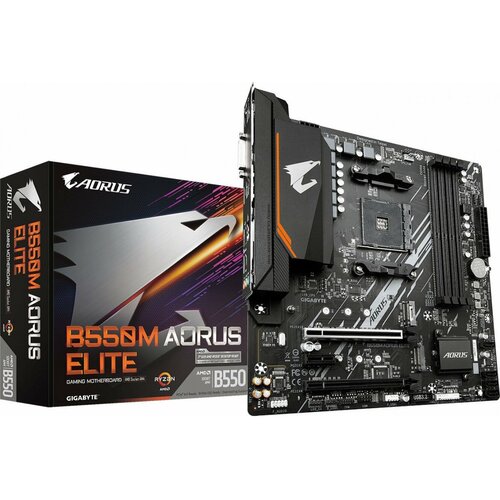 Gigabyte B550M AORUS ELITE, DDR4, SATA3, USB3.2Gen1, HDMI, AM4 mATX Slike