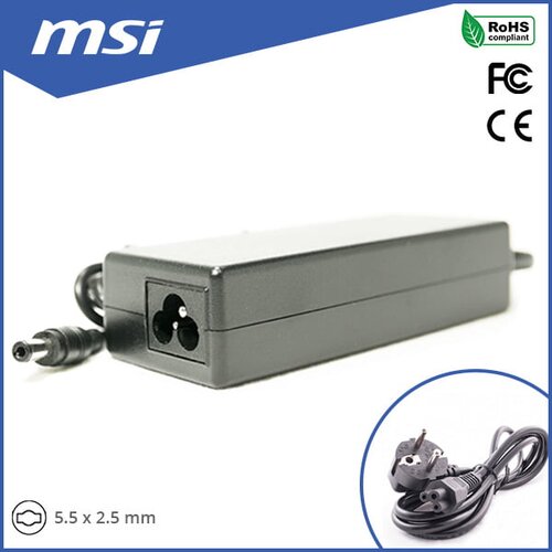  Punjač za MSI laptop konektor punjača: 5.5 x 2.5 mm 120W (19V 6.32A) Cijene