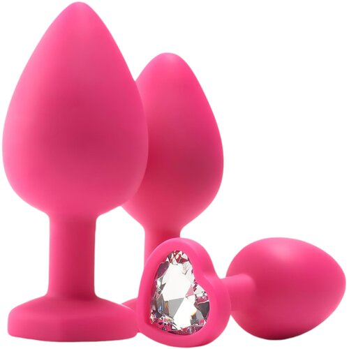 DREAMTOYS Flirts Anal Training Kit Gem Stone Pink Cene