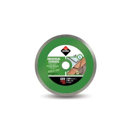 Rubi 30949 CEV 250 SUPERPRO dijamantska testera za mokro sečenje keramike, 250mm ( 30949 ) Slike