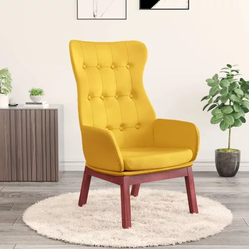  Stolica za opuštanje od tkanine boja senfa