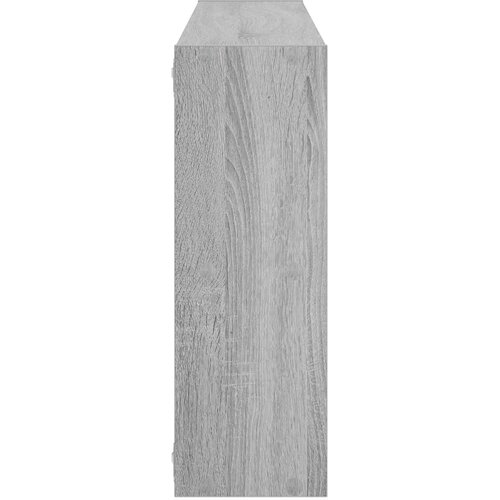  Polica na zidu Siva Sonoma 102 x 17 x 50 cm Konstruirano drvo Slike