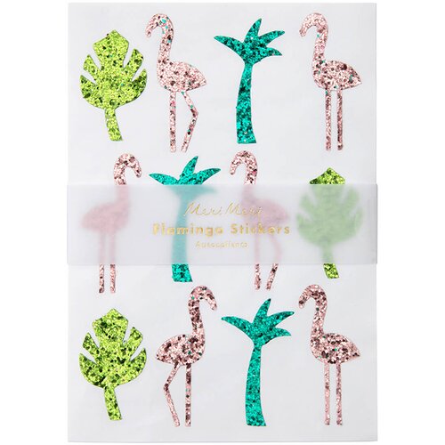 Meri Meri naljepniceglitter flamingo Slike