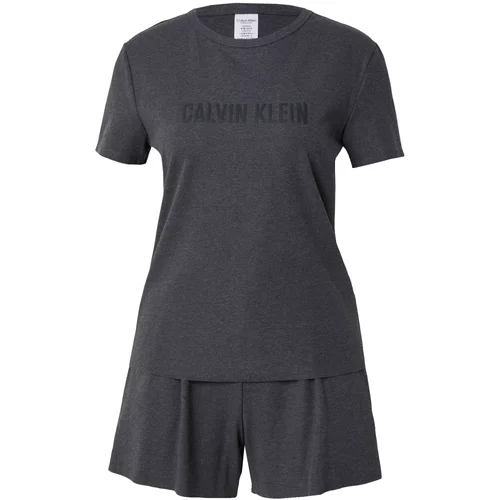 Calvin Klein Underwear Kratke hlače za spanje 'Intense Power' pegasto siva