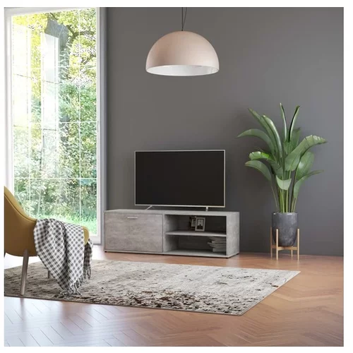 vidaXL TV ormarić siva boja betona 120 x 34 x 37 cm od iverice