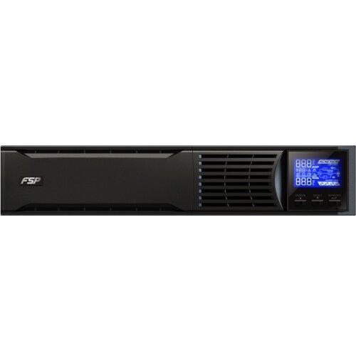FSP UPS CH-1101RS / Champ 1K RM (PPF9001404), 1000VA/900W, Online, IEC*6, CE, W/CSB 12V9AH*2, W/USB port & cable, LCD, Intel. SLot, Rack STD Cene