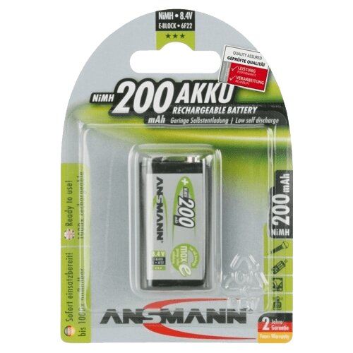 Ansmann 1 maxE NiMH rech.bat. 9V block 200 mAh 5035342 Cijene