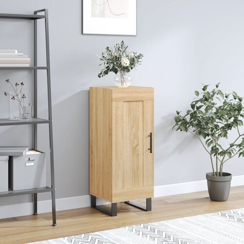 vidaXL Komoda boja hrasta sonome 34 5x34x90 cm od konstruiranog drva Cijene