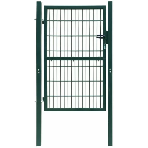  2D vrata za ogradu (jednostruka) zelena 106 x 230 cm