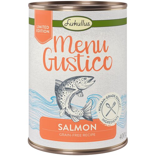 Lukullus Menu Gustico losos Limited Edition - 6 x 400 g Slike