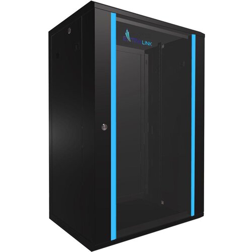 Extralink 18U 600x450 black, rackmount cabinet, wall mounted Cene