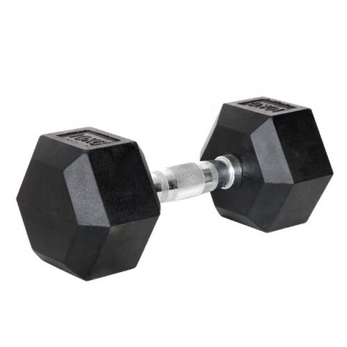 HAWK FITNESS Bučica Hex, 17.5kg, Crni Slike