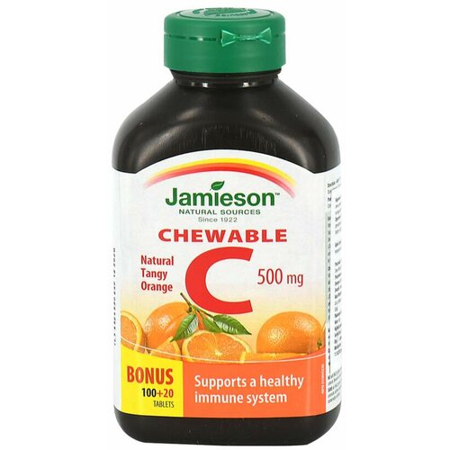 Jamieson vitamin c tablete za žvakanje 500 mg 120 tableta Cene