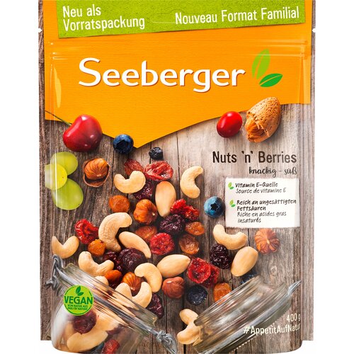 Seeberger Nuts'n Berries - 400 g Cene