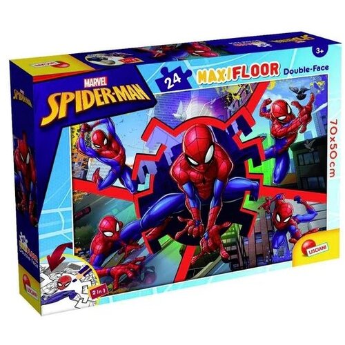 Lisciani Spider-Man 2 v 1 maxi sestavljanka 24 kosov in pobarvanka 70x50 cm – Lisciani Cene