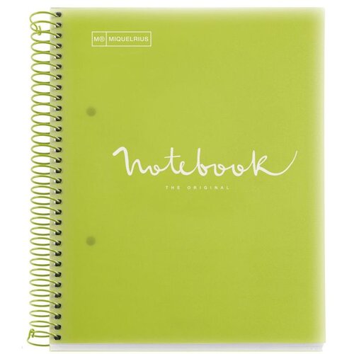  Kolegij blok Miquelrius A5 90g 120L spiralni crte Emotions Lime MR49952 Cijene
