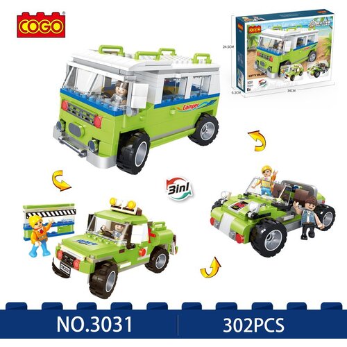 Cogo auto za izlet 3U1 - broj delova 302 Slike